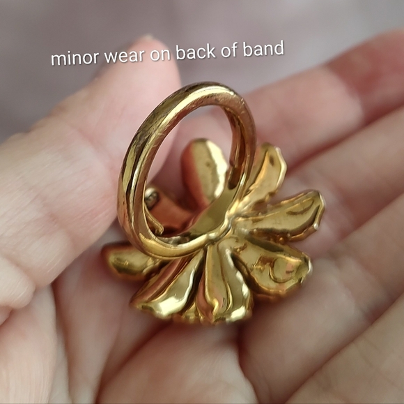 Vintage Juicy Couture Flower Ring - Picture 3 of 5